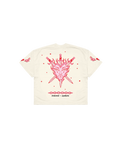 Camiseta Boxy Fit | Born to Burn White