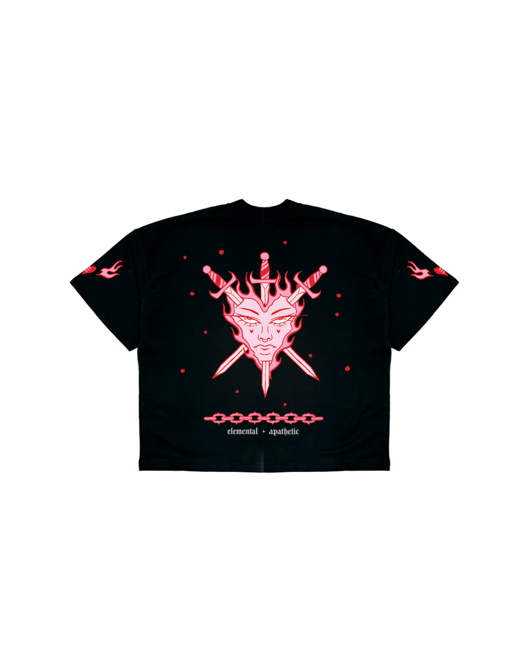 Camiseta Boxy Fit | Born to Burn Black
