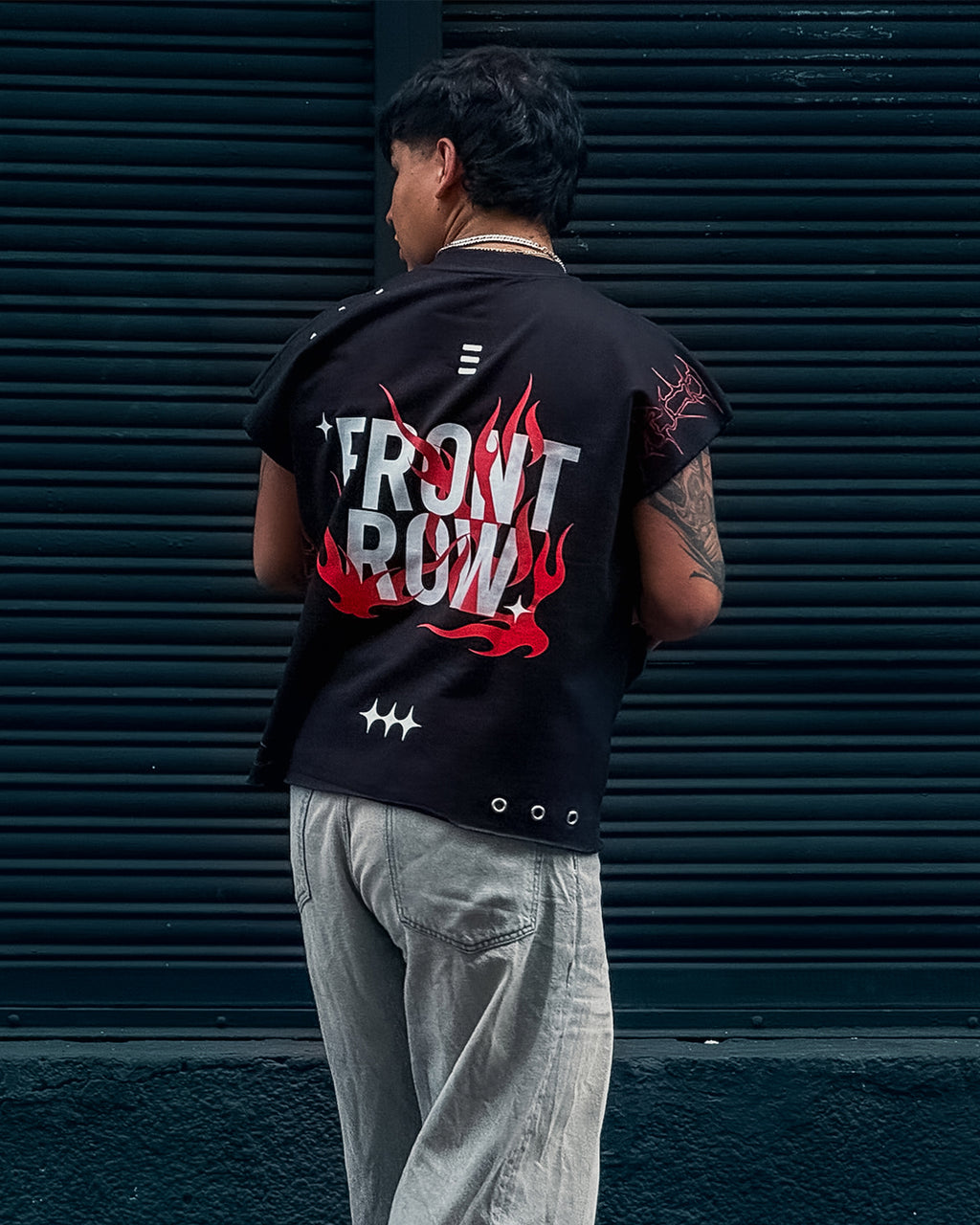 Camisilla Boxy fit - Intervenida | Front Fire