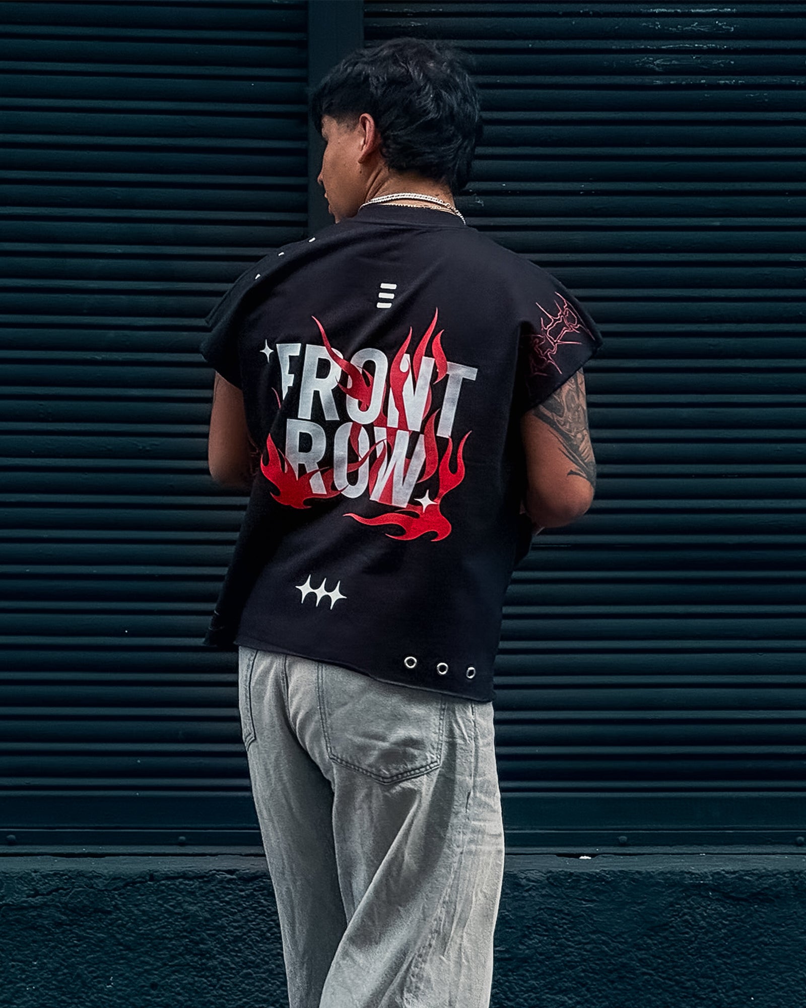 Camisilla Boxy fit - Intervenida | Front Fire